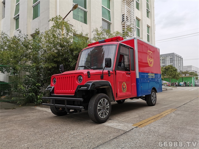 武昌四輪消防車，社區(qū)，工廠用微型電動(dòng)消防車